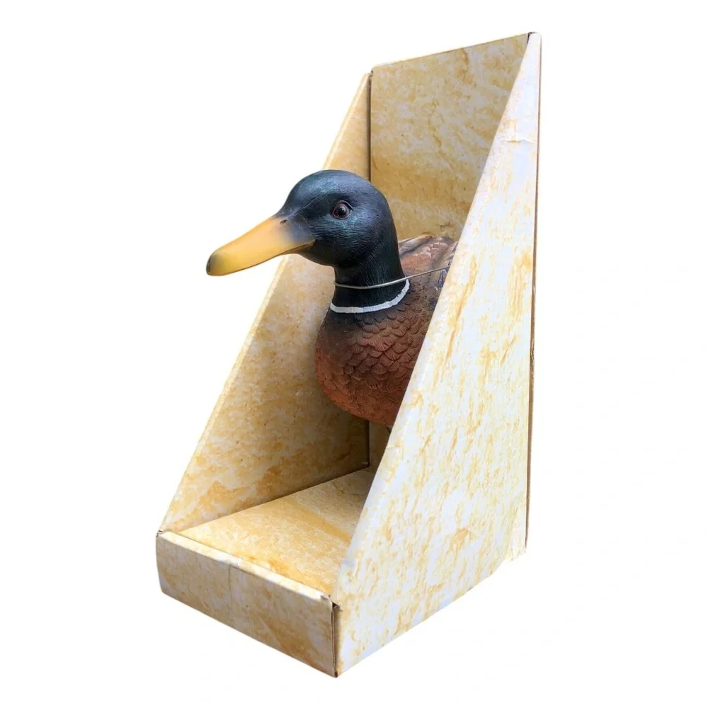 Duck Handpainted Decorative Wall Hook Figurine (15840)